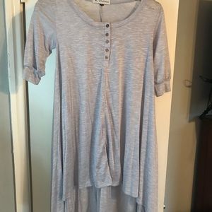 Tunic gray top
